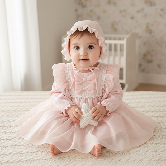 Baby Sitting in Princess Dress