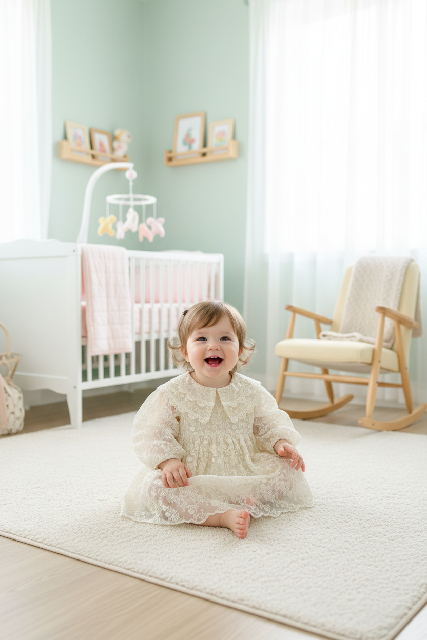 Baby Wearing Dress