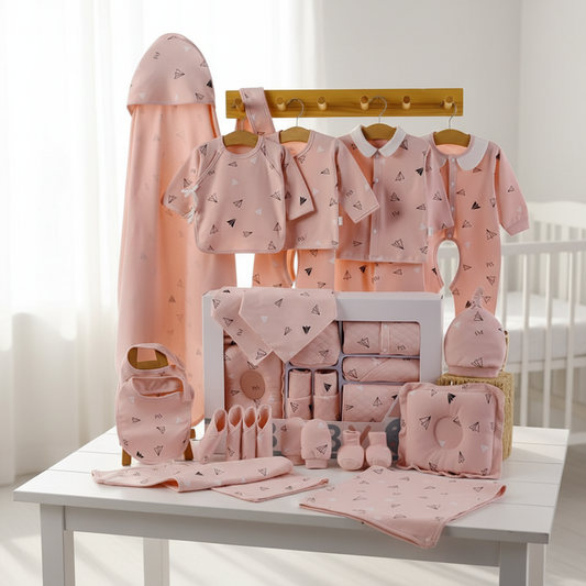 Gift set on table - no logos