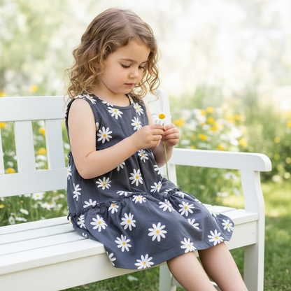 Sitting Pose - Daisy Dress