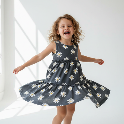 Twirling Pose - Daisy Dress